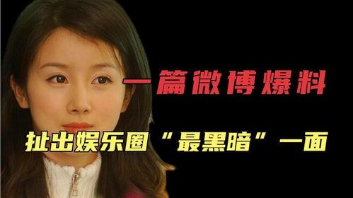 爆料娱乐圈阴暗,揭秘幕后黑幕与权力斗争